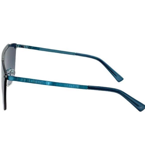 Prive Revaux NEW Shady Business Rimless Sunglasses Navy Blue - Picture 3 of 4